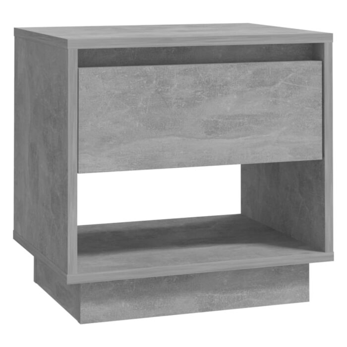 Tables de chevet 2 pcs Gris béton 45x34x44 cm Bois d'ingénierie – Image 3