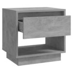 Tables de chevet 2 pcs Gris béton 45x34x44 cm Bois d'ingénierie – Image 4