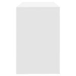Bureau Blanc 101x50x76,5 cm Aggloméré – Image 4