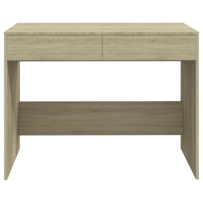 Bureau Chêne sonoma 101x50x76,5 cm Bois d'ingénierie – Image 3