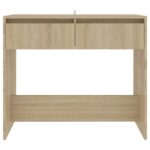 Table console chêne sonoma 89x41x76,5 cm bois d'ingénierie – Image 3