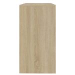Table console chêne sonoma 89x41x76,5 cm bois d'ingénierie – Image 4