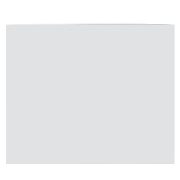 Table basse blanc 90x50x41,5 cm bois d'ingénierie – Image 4