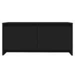 Table basse noir 90x50x41,5 cm bois d'ingénierie – Image 3