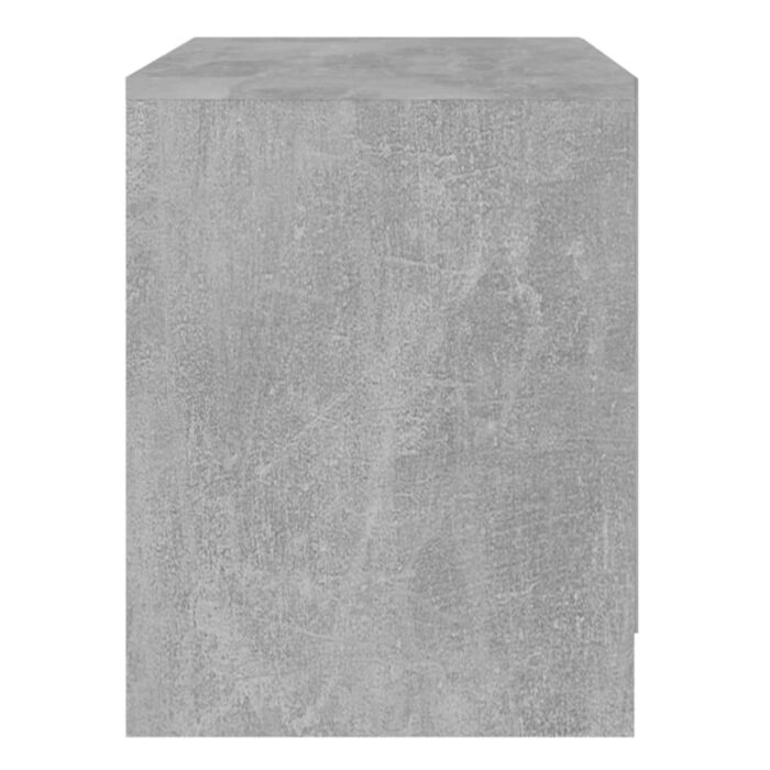 Tables de chevet 2pcs gris béton 45x34,5x44,5cm bois ingénierie – Image 6