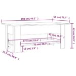 Table basse gris béton 102x55x42 cm bois d'ingénierie – Image 5