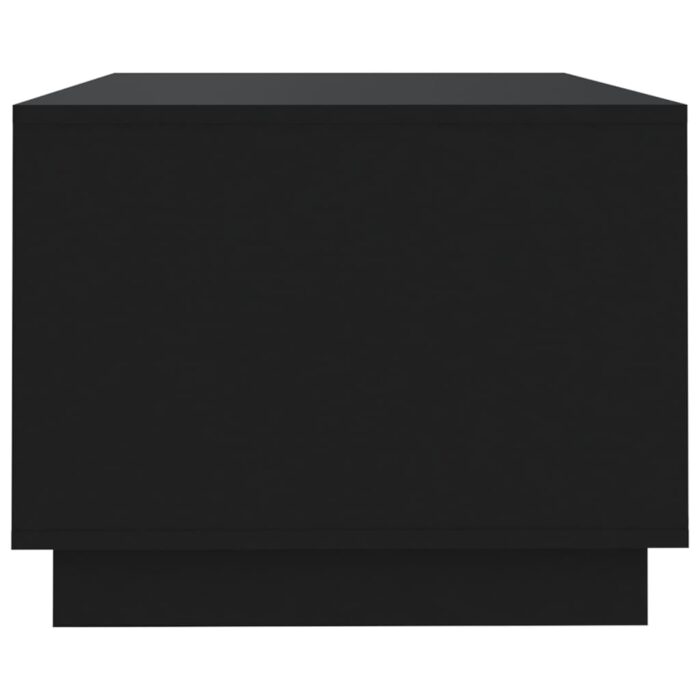 Table basse noir 102x55x43 cm bois d'ingénierie – Image 4