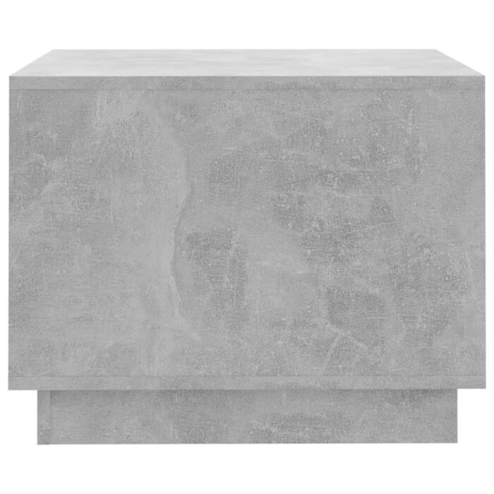 Table basse gris béton 55x55x43 cm bois d'ingénierie – Image 4