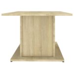 Table basse chêne sonoma 102x55,5x40 cm bois d'ingénierie – Image 4