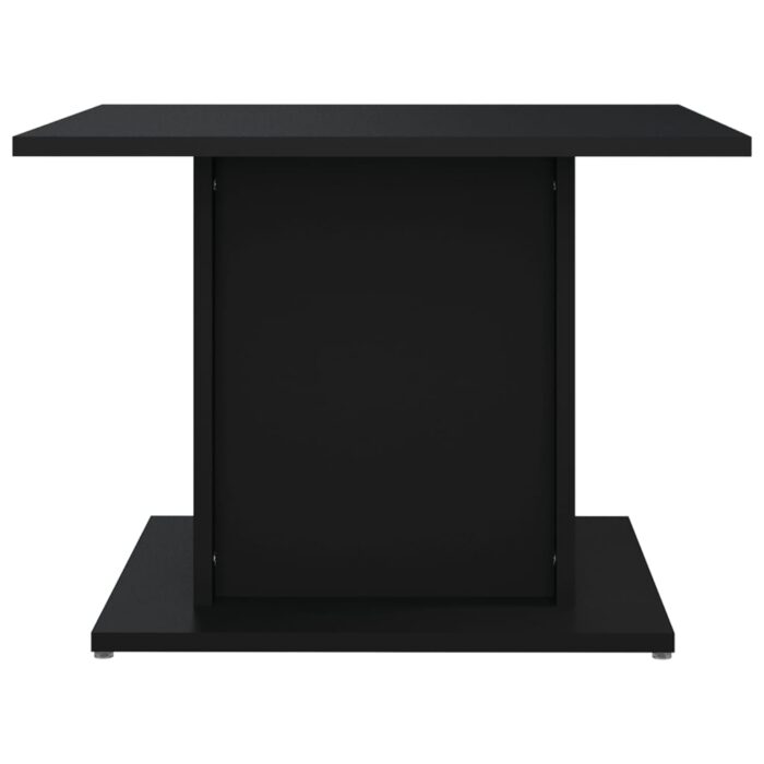 Table basse noir 55,5x55,5x40 cm bois d'ingénierie – Image 4