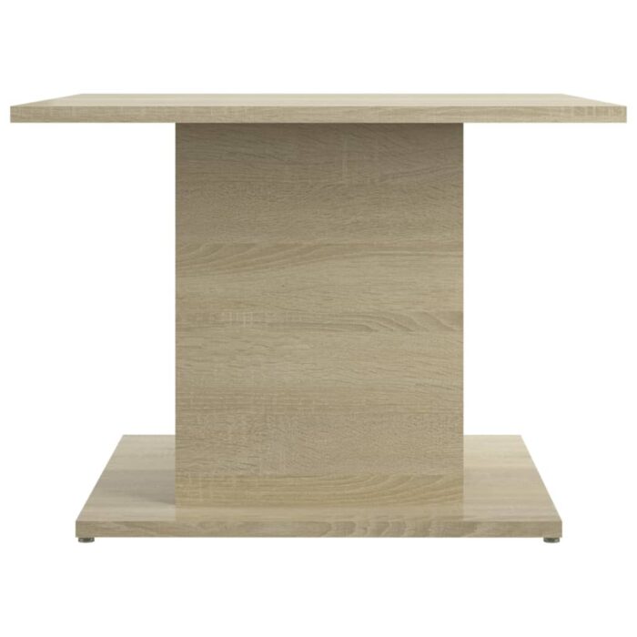 Table basse chêne sonoma 55,5x55,5x40 cm bois d'ingénierie – Image 3