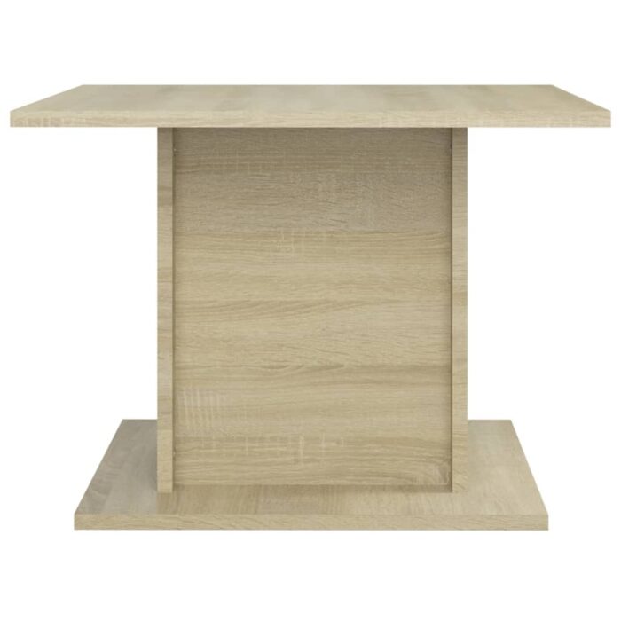 Table basse chêne sonoma 55,5x55,5x40 cm bois d'ingénierie – Image 4