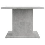 Table basse gris béton 55,5x55,5x40 cm bois d'ingénierie – Image 3