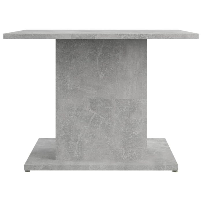 Table basse gris béton 55,5x55,5x40 cm bois d'ingénierie – Image 3