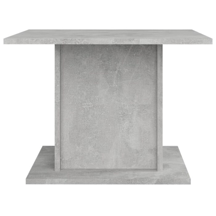 Table basse gris béton 55,5x55,5x40 cm bois d'ingénierie – Image 4