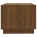 Table basse Chêne marron 102,5x55x44 cm Bois d'ingénierie – Image 6