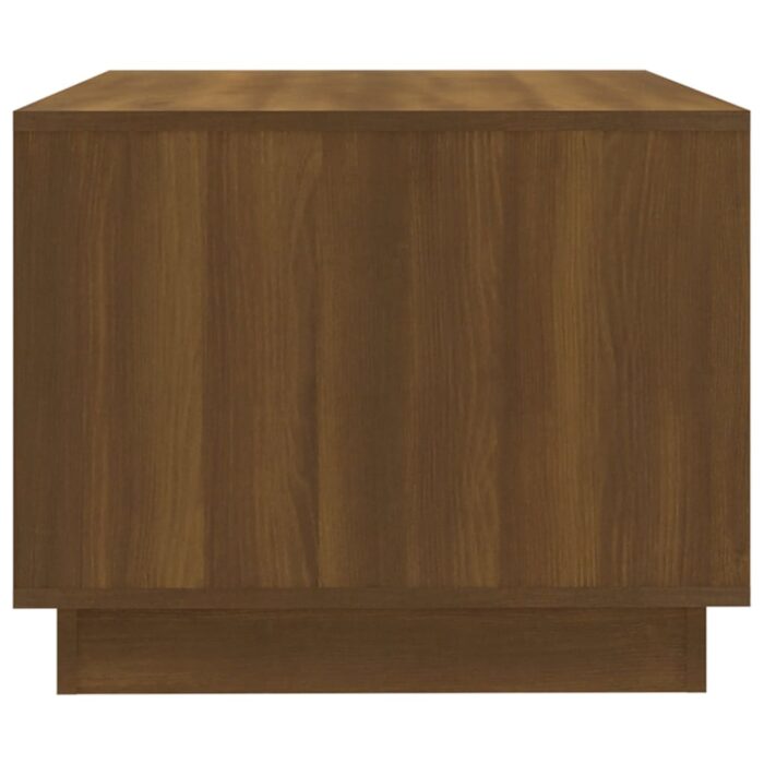Table basse Chêne marron 102,5x55x44 cm Bois d'ingénierie – Image 6