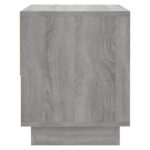 Table de chevet Sonoma gris 45x34x44 cm bois d'ingénierie – Image 4