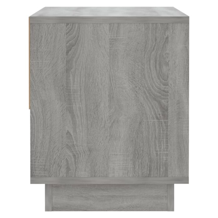 Table de chevet Sonoma gris 45x34x44 cm bois d'ingénierie – Image 4