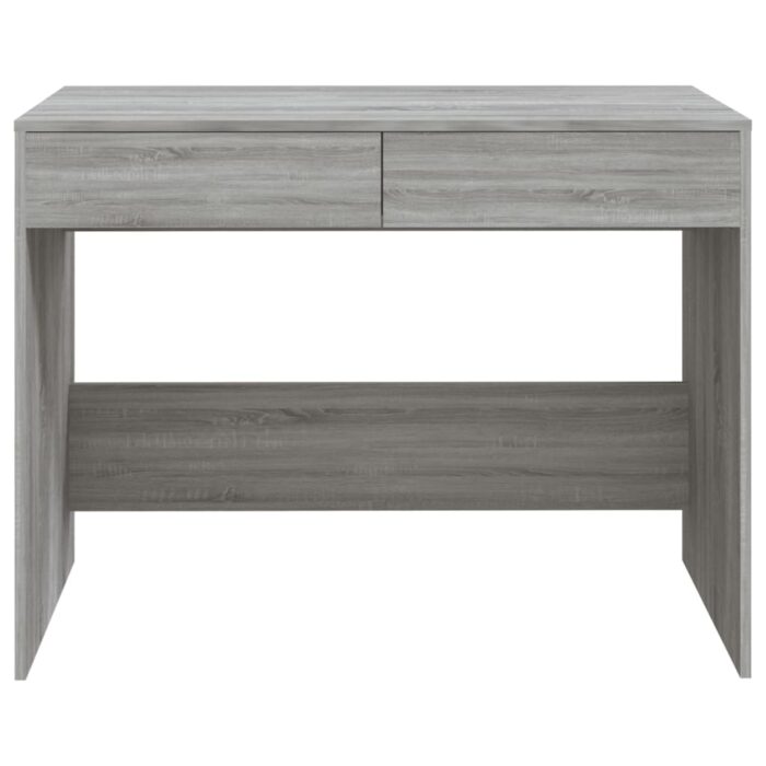 Bureau sonoma gris 101x50x76,5 cm bois d'ingénierie – Image 3