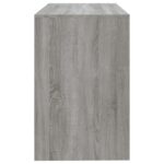 Bureau sonoma gris 101x50x76,5 cm bois d'ingénierie – Image 4