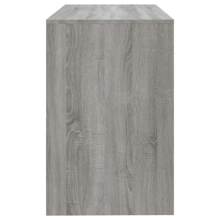 Bureau sonoma gris 101x50x76,5 cm bois d'ingénierie – Image 4