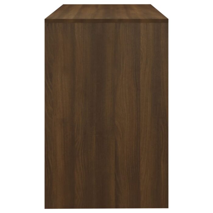 Bureau Chêne marron 101x50x76,5 cm Bois d'ingénierie – Image 4