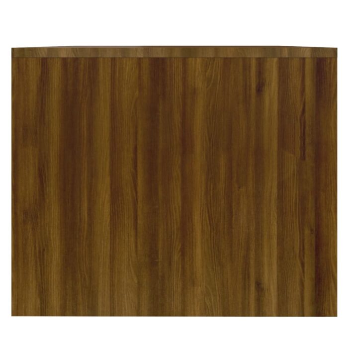 Table basse Chêne marron 90x50x41,5 cm Bois d'ingénierie – Image 4