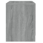 Table de chevet sonoma gris 45x34,5x44,5 cm bois d’ingénierie – Image 5
