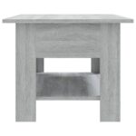Table basse sonoma gris 102x55x42 cm bois d'ingénierie – Image 4