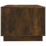 Table basse chêne fumé 102x55x43 cm bois d'ingénierie – Image 4