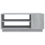 Table basse sonoma gris 102x55x43 cm bois d'ingénierie – Image 3