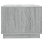 Table basse sonoma gris 102x55x43 cm bois d'ingénierie – Image 4