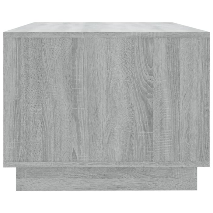 Table basse sonoma gris 102x55x43 cm bois d'ingénierie – Image 4