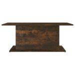 Table basse Chêne fumé 102x55,5x40 cm Bois d'ingénierie – Image 3