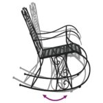 Banc à bascule 84 cm noir acier – Image 4