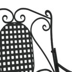 Banc à bascule 84 cm noir acier – Image 5