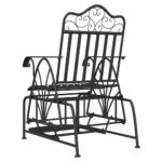 Banc coulissant 61 cm Noir Acier – Image 3