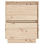 Tables de chevet 2 pcs 40x35x50 cm Bois de pin solide – Image 5