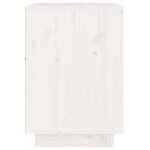 Tables de chevet 2 pcs Blanc 40x35x50 cm Bois de pin solide – Image 7