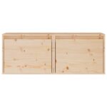 Armoires murales 2 pcs 45x30x35 cm Bois de pin massif – Image 4