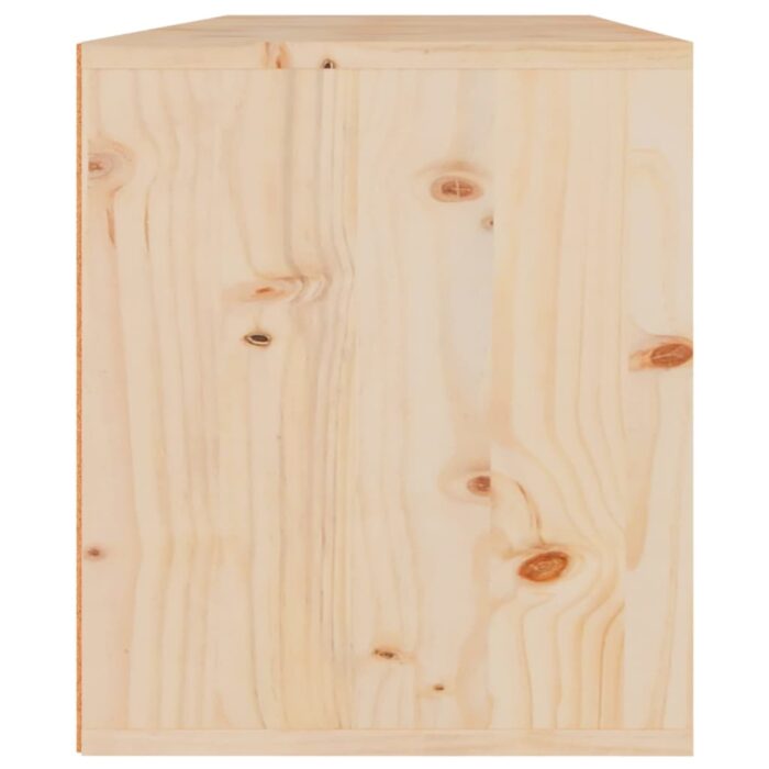 Armoires murales 2 pcs 45x30x35 cm Bois de pin massif – Image 5