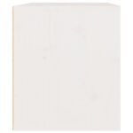 Armoire murale Blanc 45x30x35 cm Bois de pin massif – Image 4