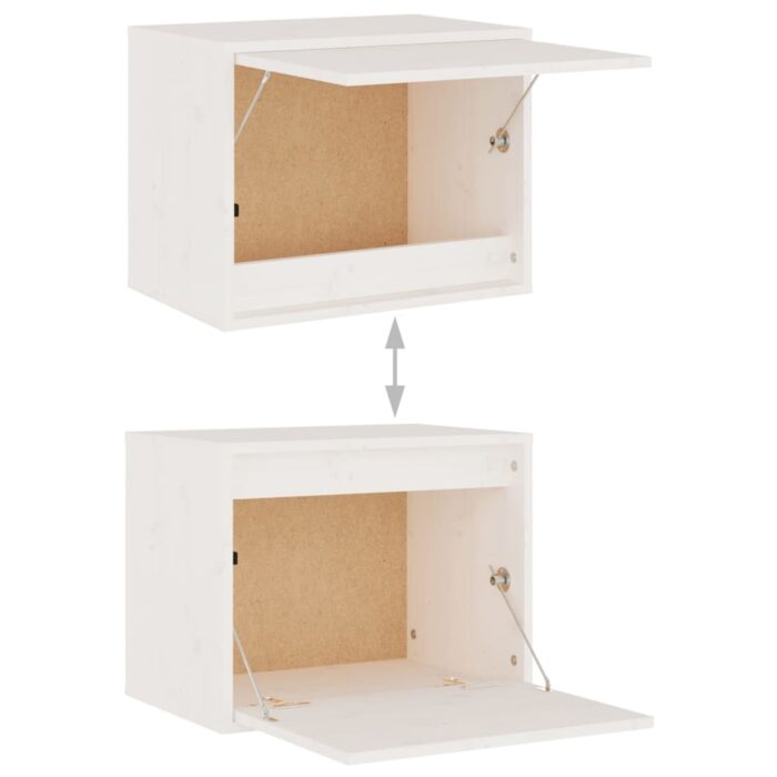 VXL8720286840290_g_en_hd_6.jpg Armoire murale Blanc 45x30x35 cm Bois de pin massif – Image 6