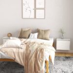 Armoires murales 2 pcs Blanc 45x30x35 cm Bois de pin massif