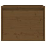Armoire murale Marron miel 45x30x35 cm Bois de pin massif – Image 3