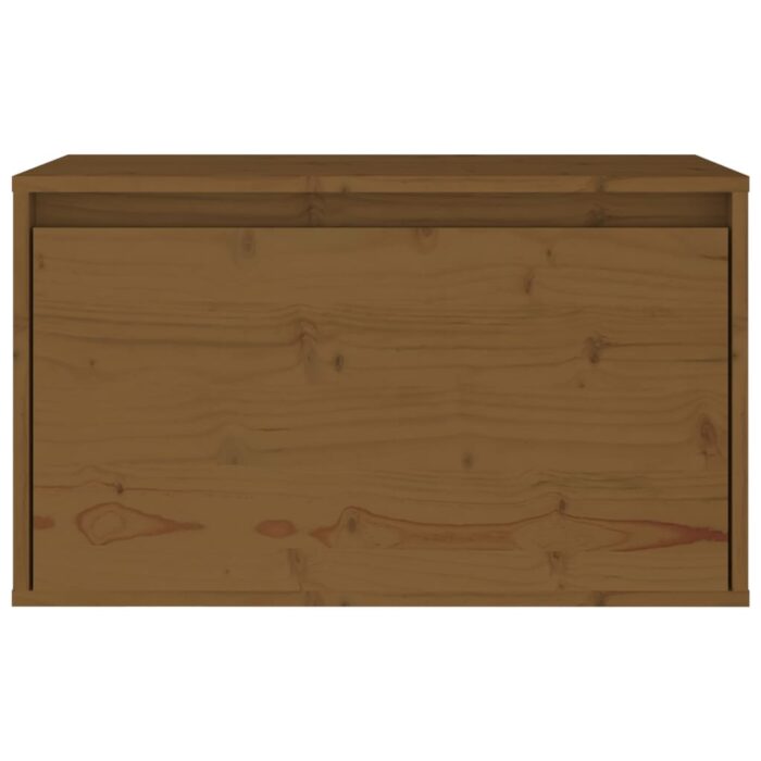 Armoire murale Marron miel 60x30x35 cm Bois de pin massif – Image 3