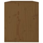 Armoire murale Marron miel 60x30x35 cm Bois de pin massif – Image 5