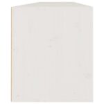 Armoires murales 2 pcs Blanc 80x30x35 cm Bois de pin massif – Image 4