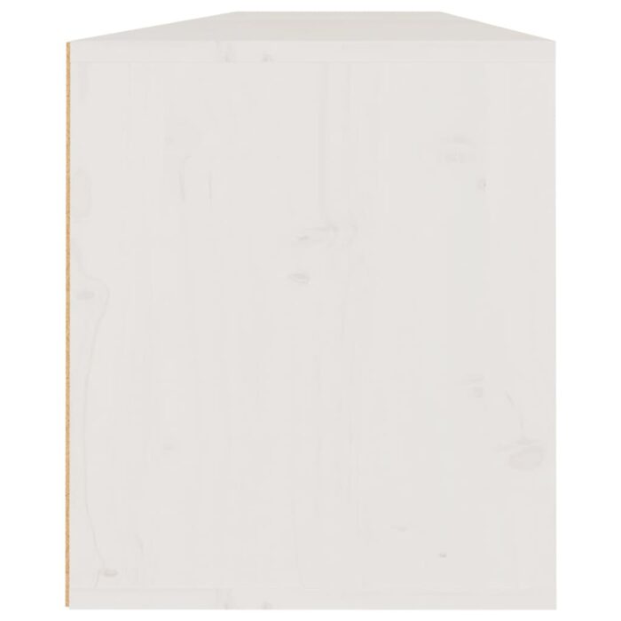 Armoires murales 2 pcs Blanc 80x30x35 cm Bois de pin massif – Image 4